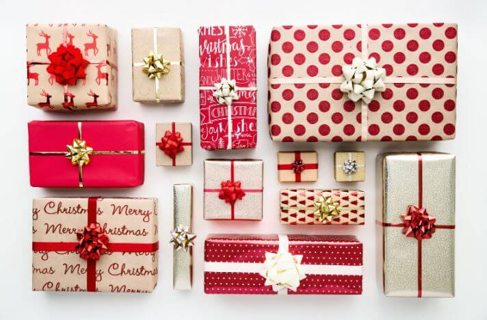 božična darila in nakup